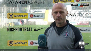 HAOS POSLE UTAKMICE NA BANOVOM BRDU: Trener Partizana prekinuo intervju! (VIDEO)