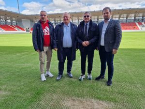 DELEGACIJA FSS U LESKOVCU: Piksi se lično uverio o kakvom stadionu je reč! (FOTO) (VIDEO)