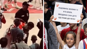 SEĆATE LI SE DEČAKA KOJI JE IMAO PORUKU ZA NEDOVIĆA: Košarkaš Zvezde mu je poklonio dres i zagrljaj! (VIDEO)