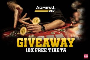 PRIKLJUČITE SE NAJUZBIDLJIVIJEM ONLINE POKER TURNIRU U SRBIJI, SKROZ BESPLATNO: AdmiralBet deli 10 ulaznica za ekskluzivni buy-in poker turnir!