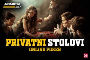UMESTO KOD DRUGARA, OKUPI EKIPU ZA POKER NA ADMIRALBET.RS: Kada ste se poslednji put ekipno okupili da odigrate partiju pokera? Niste dugo? Imamo rešenje!