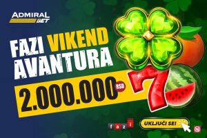 POSLEDNJA VIKEND AVANTURA JE PRED NAMA: U igri je još 1.250.000 dinara!