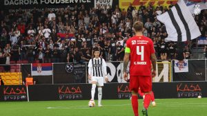 TOTALNI RASPAD PARTIZANA: Danci petardom razmonitrali crno-bele, koji su sada u bezizlaznoj situaciji pred revanš u Beogradu! (VIDEO)