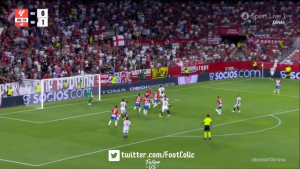 SUDIJA UNAKAZIO SEVILJU U ANDALUZIJI: Dmitroviću i Gudelju u najmanju ruku otet bod! (VIDEO)