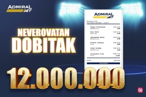 ULOŽIO 850 DINARA, 2 GOLA U NADOKNADI MU DONELA 12.000.000: Svega 6 parova je bilo dovoljno za maksimalnu isplatu!