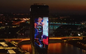 SVI ZA JEDNOG, JEDAN ZA SVI: Kula Beograd zasijala u čast vicešampiona sveta u košarci!