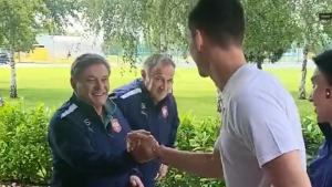 PIKSI SA VELIKOM RADOŠĆU DOČEKVAO PETROVIĆA: Evo šta mu je poručio! (VIDEO)