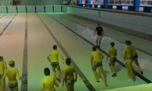 VELIKA SRAMOTA NA BANJICI: Vaterpolisti Partizana trenirali u praznom bazenu! (VIDEO)