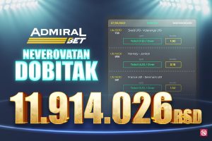 ADMIRALBET NASTAVLJA DA ISPLAĆUJE MILIONE: Radovan je naplatio svoje poznavanje fudbala!