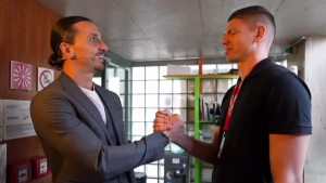 SUSRET LEGENDI: Podraščanin i Ibrahimović razmenili nekoliko reči! (VIDEO)