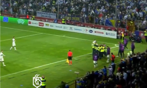 SKANDAL U ZENICI: Navijač Bosne i Hercegovine napao Ronalda, reagovalo obezbeđenje! (VIDEO)