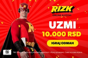 Rizk Slot Bonus | 4.000 RSD + 50 besplatnih spinova