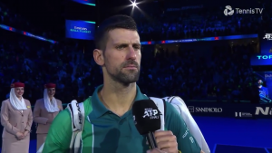 NOVINAR NAKON MEČA IZNERVIRAO NOVAKA PITANJEM: Nole dao nikad kraći odgovor! (VIDEO)