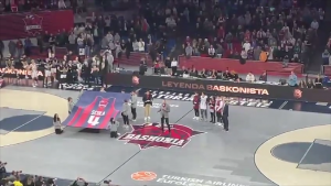 GROBARI POKVARILI SVEČANOST U VITORIJI: Pevali, a navijači Baskonije im uzvratili! (VIDEO)