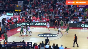 DUŠKO IVANOVIĆ JE STREPTOMICIN ZA NAJTEŽA GOSTOVANJA: Bivši igrač Partizana srušio Olimpijakos u Pireju! (VIDEO)