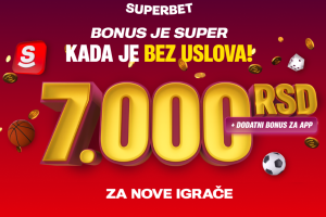 Superbet Bonus Dobrodošlice Srbija