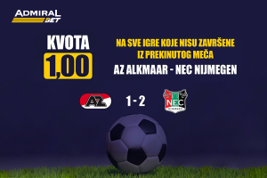 IZGLEDALO JE STRAŠNO, ALI SE SVE DOBRO ZAVRŠILO: Meč holandske lige prekinut nakon što se igrač srušio na terenu!