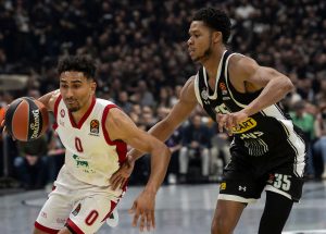 (POLUVREME) PARTIZAN – OLIMPIJA MILANO: Crno-beli u ozbiljnom problemu, „manekeni“ vode u krcatoj Areni (FOTO)