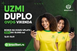 BRAZILbet.rs: UZMI DUPLO OVOG VIKENDA! (FOTO)
