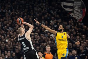 TRIFUNOVIĆ I SMAILAGIĆ POKAZALI KAKO SE BORI ZA PARTIZAN: Ovaj koš Partizana razgalio je publiku! (VIDEO)