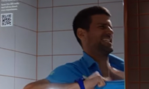 ATP OBJAVIO NESVAKIDAŠNJI SNIMAK: Novak urla i cepa majicu u toaletu, a onda se sve saznalo (VIDEO)