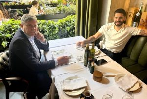 PIKSI I MITROVIĆ OBAVILI SASTANAK U BEOGRADU: Napadač Srbije odlično raspoložen! (FOTO)