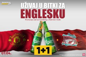 ADMIRALBET IMA DOBITNU KOMBINACIJU ZA DERBI SEVEROZAPADA ENGLESKE: Uživajte u derbiju 32. kola PL u AdmiralBet lokalima uz gratis pivo!