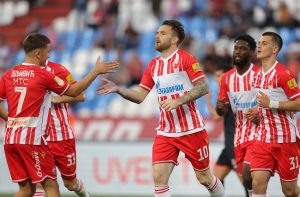 (POLUVREME) ZVEZDA VODI PROTIV VRŠCA GOLOM KATAIJA: Gosti pokazali veliku hrabrost protiv superligaša! (VIDEO)