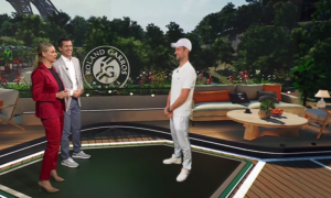 NAJČUDNIJI NOVAKOV INTERVJU: Đoković slao poljupce Barbari Šet, pa joj nešto šaputao! (VIDEO)