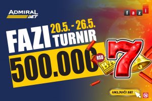 FAZI TURNIR JE POČEO: Novih 500.000 dinara je u igri!