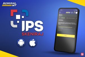 DOPUNITE VAŠ ADMIRALBET NALOG PUTEM IPS QR KODA!