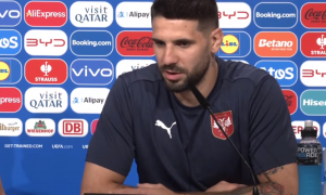 ALEKSANDAR MITROVIĆ PRED SLOVENIJU: „Obe utakmice protiv njih u Ligi nacija bili smo bolja ekipa“ (VIDEO)