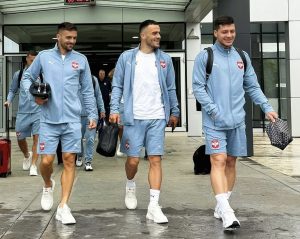 ORLOVI LETE ZA BEČ: Naša selekcija otputovala na prvu proveru pred EURO! (FOTO)