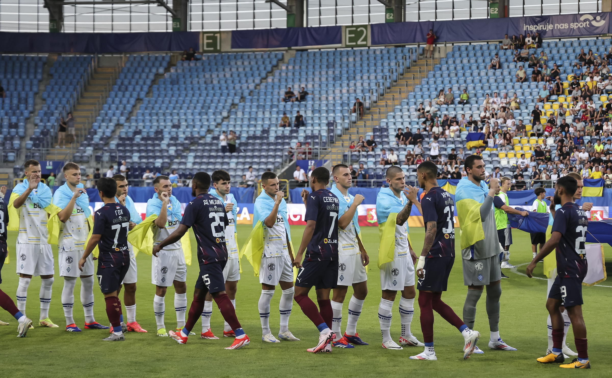 Dynamo Kyiv and FK Partizan Belgrade UEFA Champions League Qualifiers