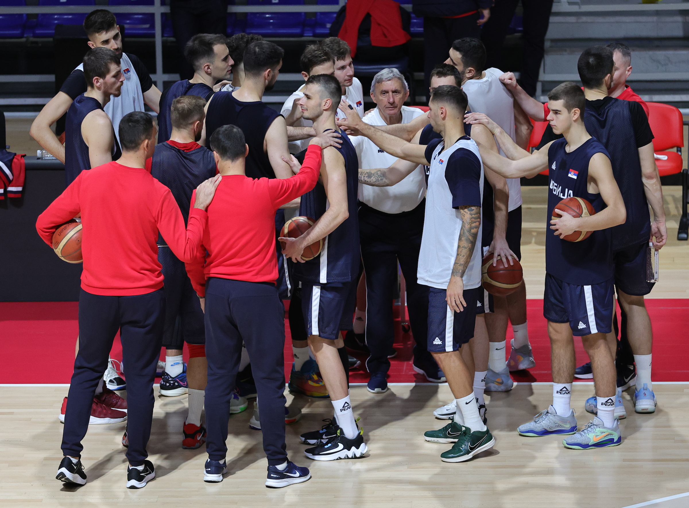 Okupljanje Kosarkakske Reprezentacije Srbije