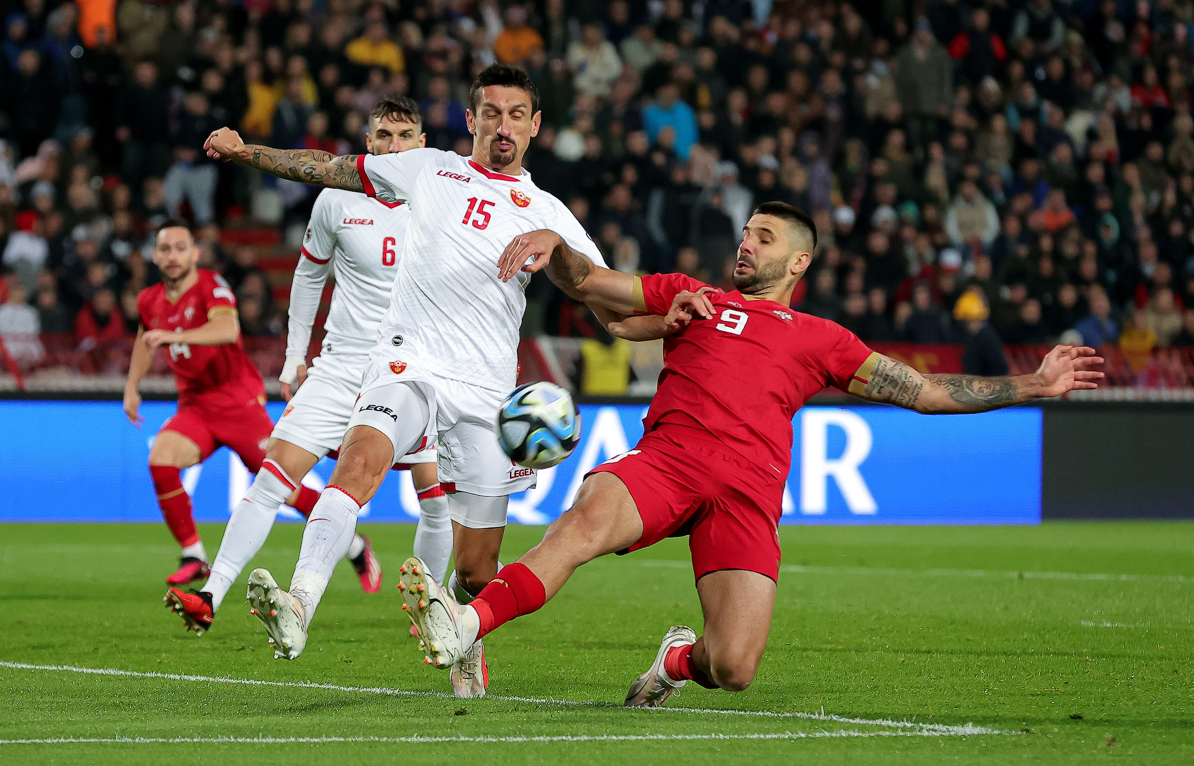 Serbia v Montenegro, Group G, UEFA EURO 2024 qualifications football match