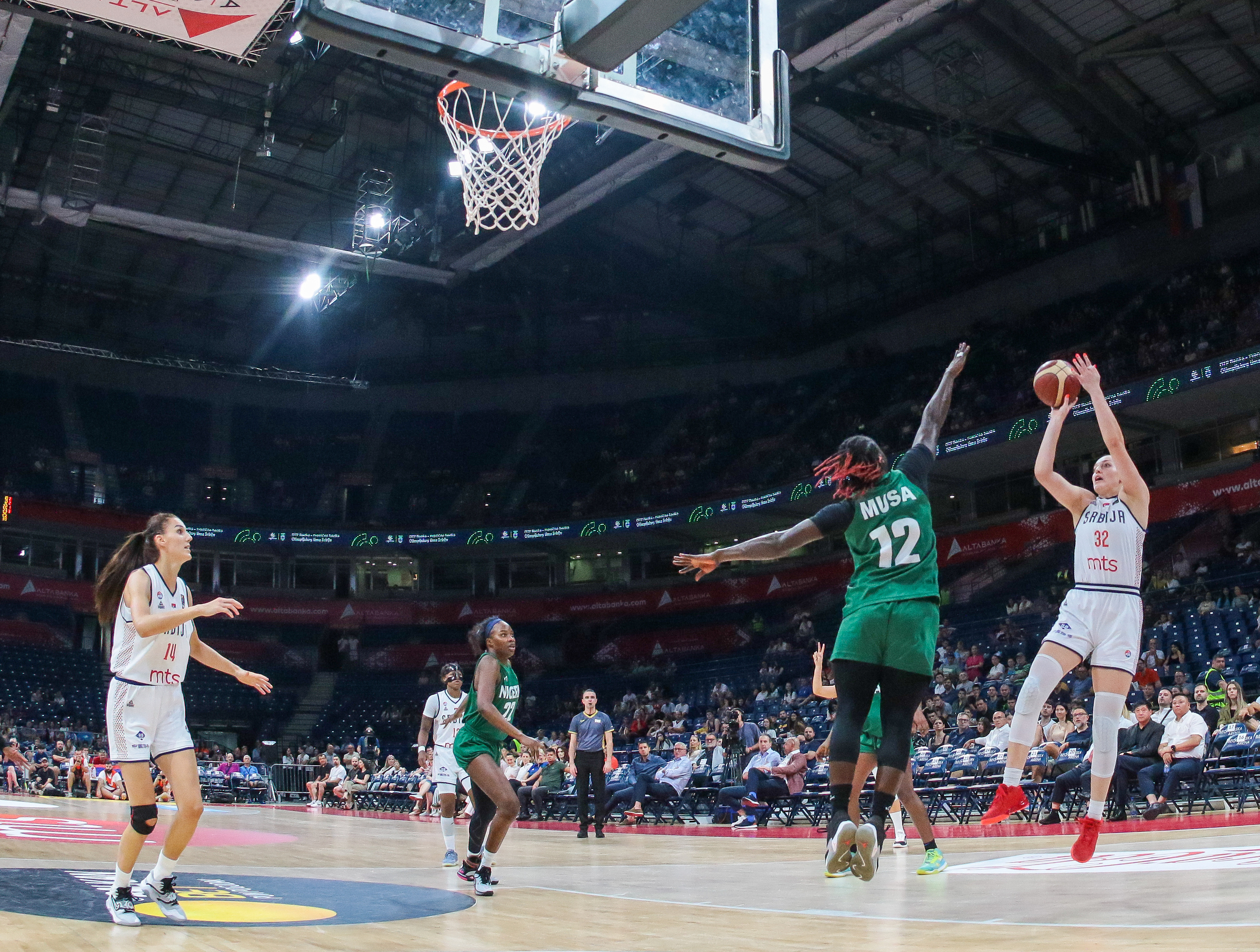 Serbia v Nigeria Women Pre Olympic Basketball Friendly