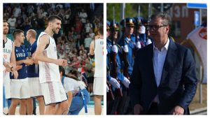VUČIĆ STAO UZ KOŠARKAŠE: Predsednik Srbije se oglasio nakon poraza od Amerike! (FOTO)
