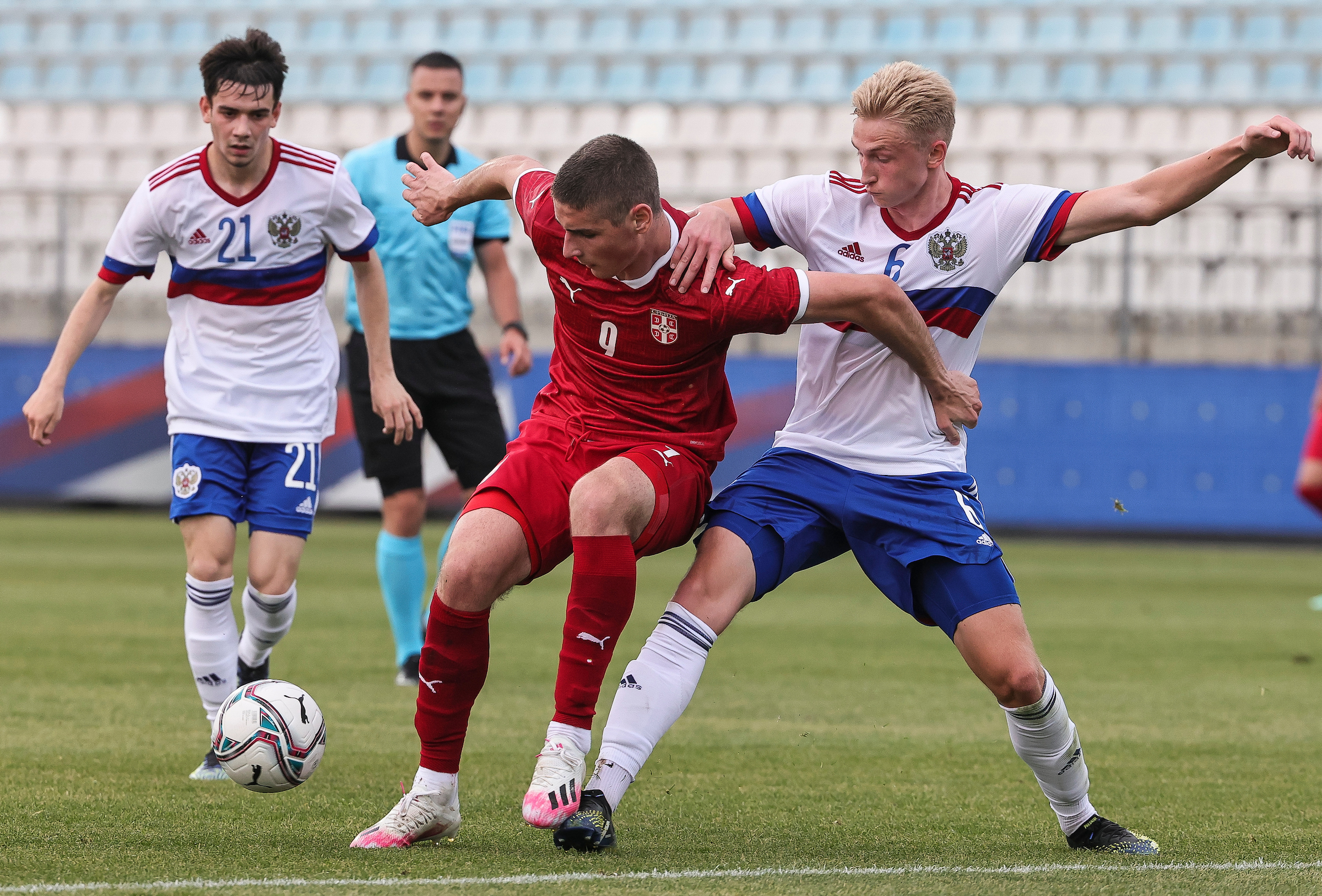 Serbia U21 v Russia U21 International Friendly