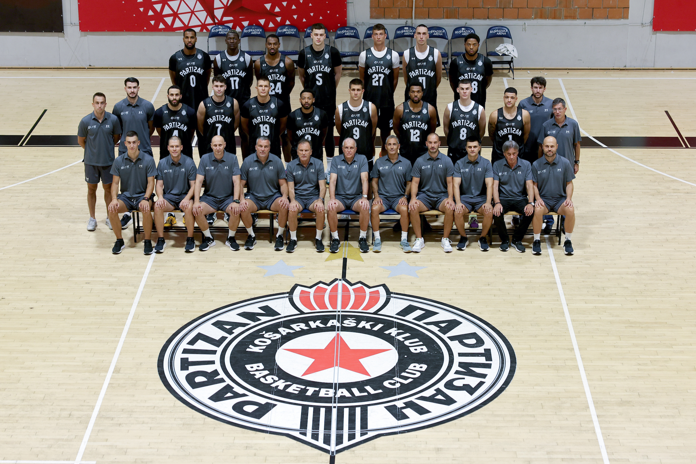 KK Partizan, trening