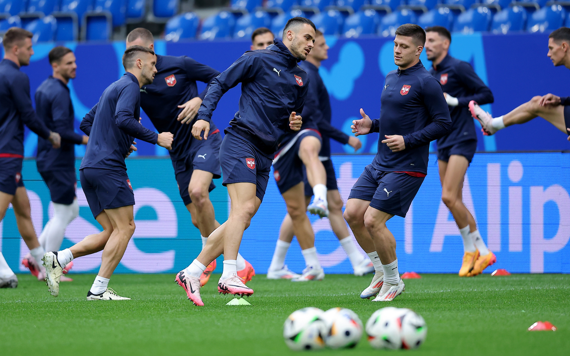 Serbia Training Session And Press Conference UEFA EURO 2024, Group C