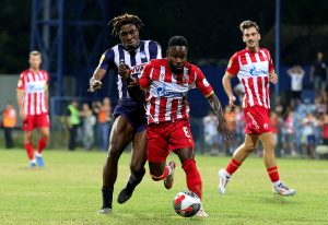 (POLUVREME) ZVEZDA NE MOŽE DA PROBIJE TEKSTILAC: Velika borba u Bačkoj Palanci, crveno-beli bez ideje!