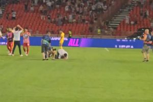 SVE PUCA OD EMOCIJA: Milojević u suzama na kolenima, Zvezda ponovo u Ligi šampiona! (VIDEO)