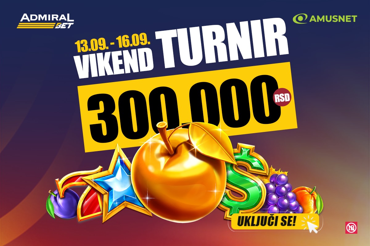 Admiral bet vikend turnir