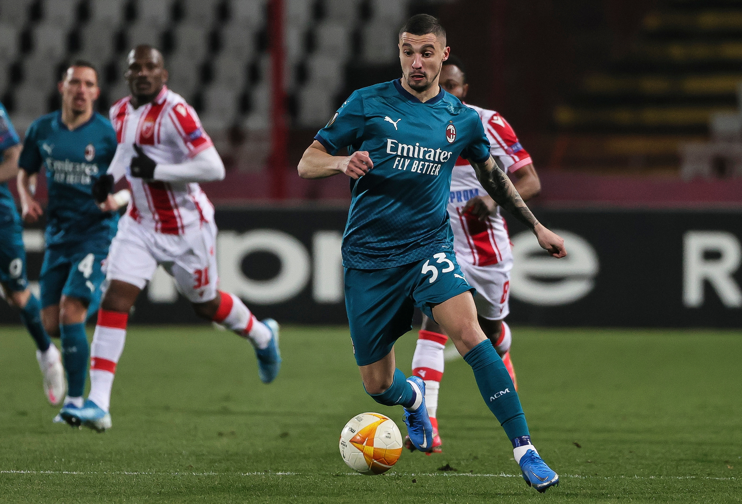 Crvena Zvezda v AC Milan UEFA League Season 2020/2021