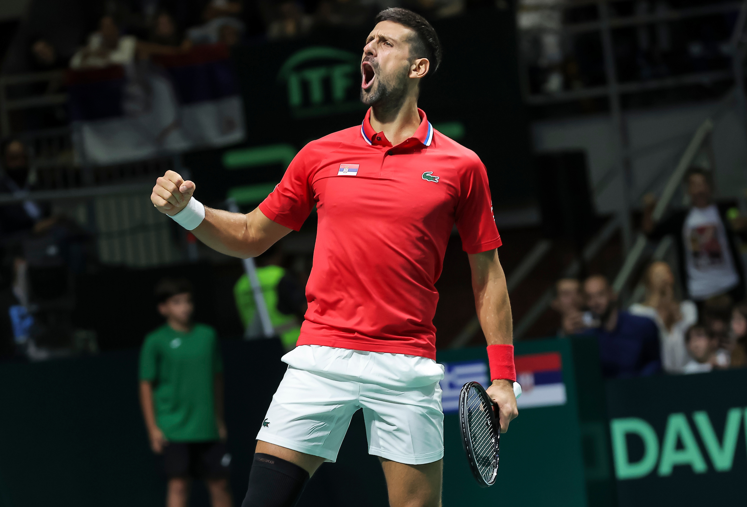 Srbija v Grcka 2024 Davis Cup World Group I djokovic