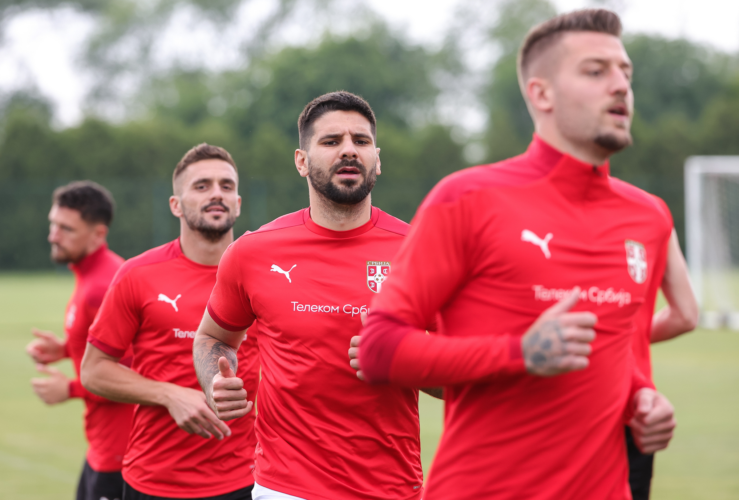 Trening Fudbalske reprezentacije Srbije