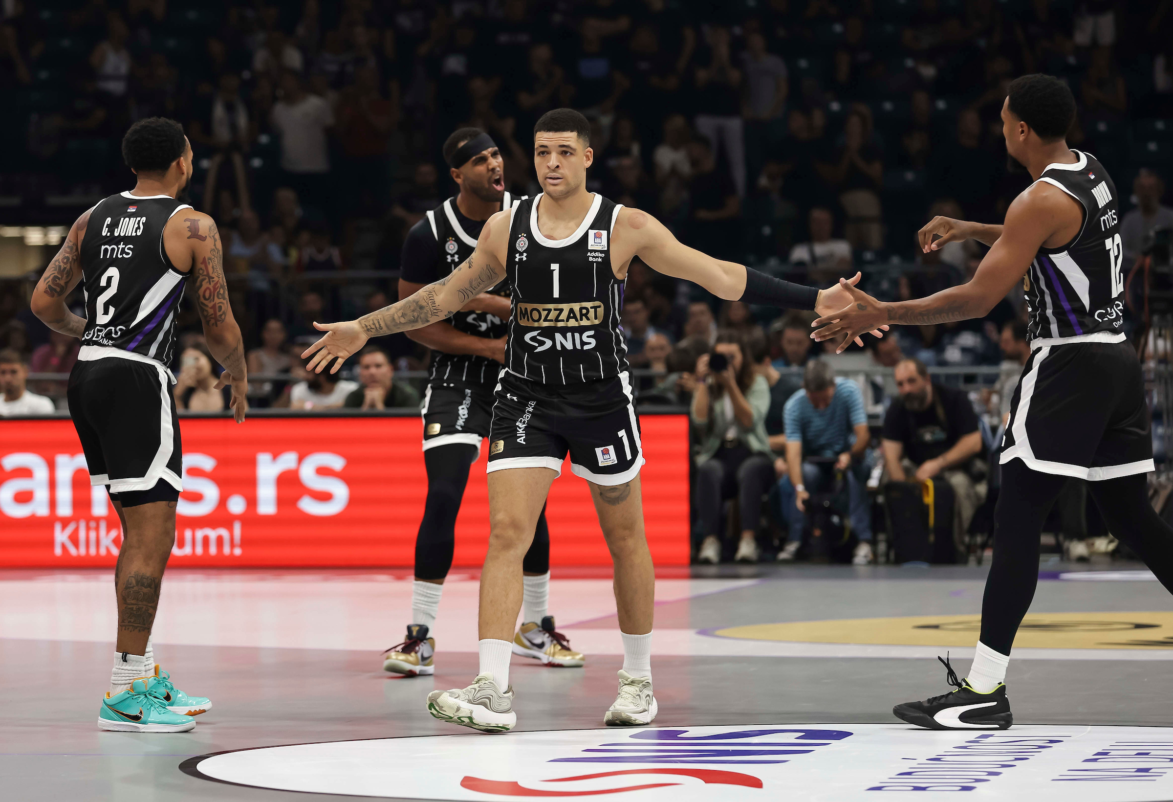 Partizan v Borac Cacak Aba League Season 2024 2025