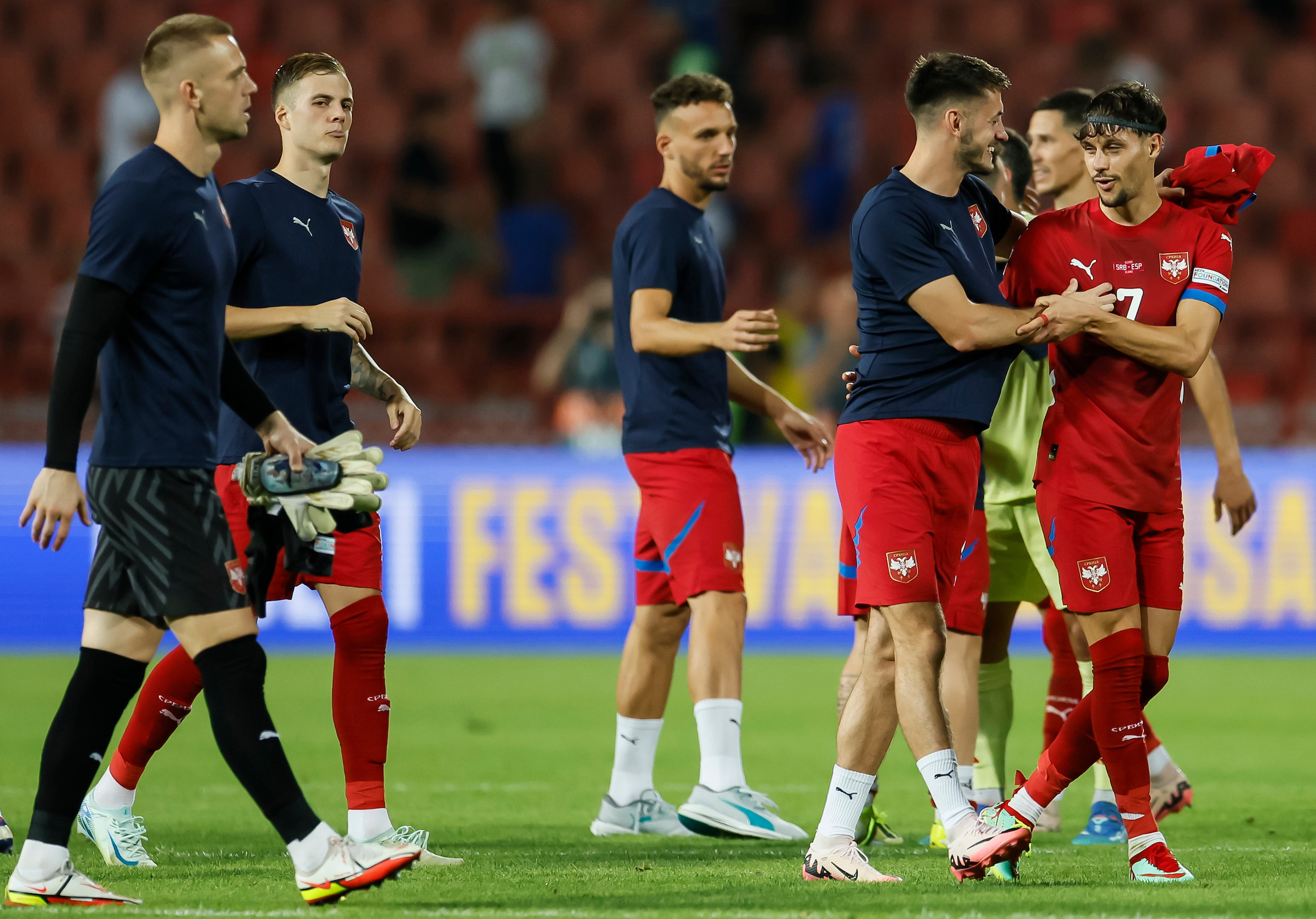 Serbia v Spain 2024 UEFA Nations League 2024/25 League A Group A4