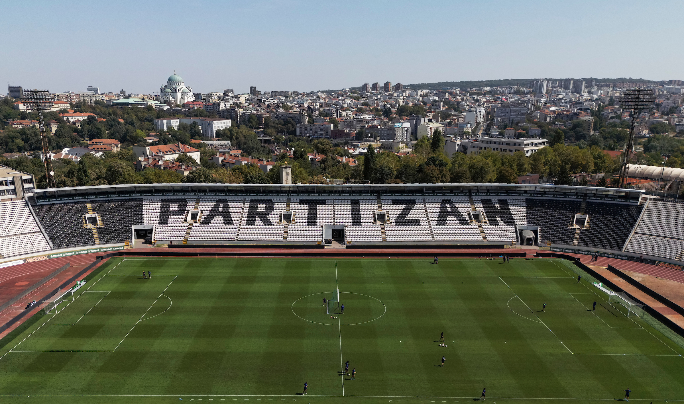 Stadion FK Partizan Drone Total